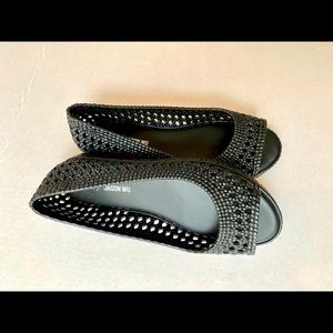 Jason Wu woven open toe flats